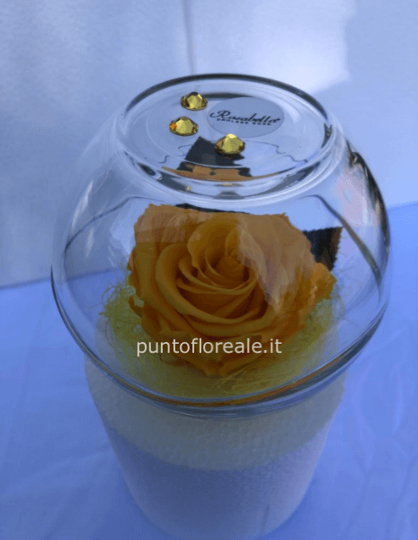 Rosa Sabilizzata sfera vetro colori assortiti