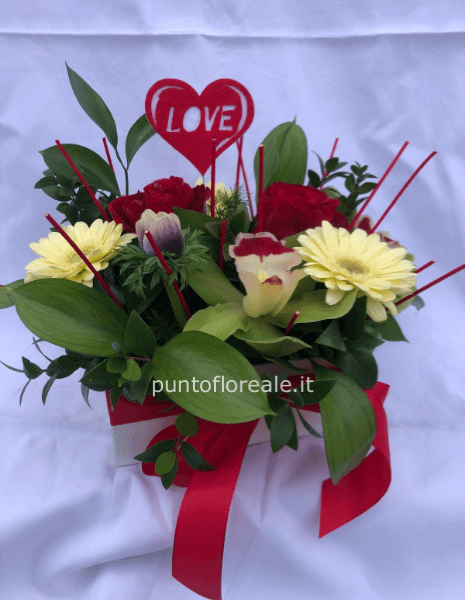 Cassetta Orchidee e Rose