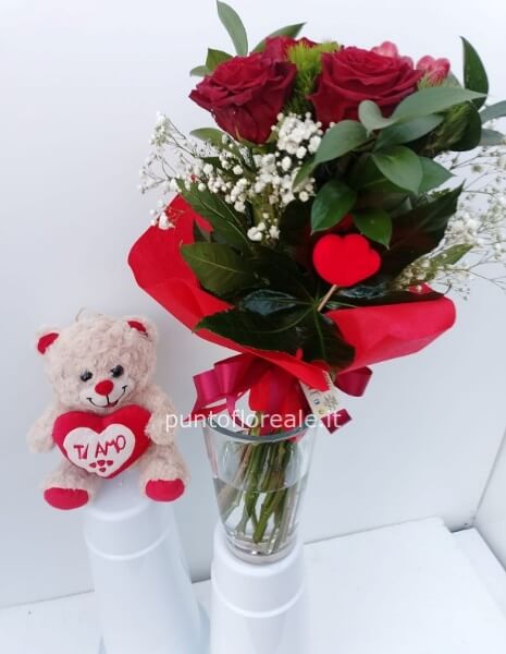 BOUQUET MARA + PELUCHE